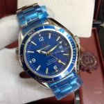 Low Price Omega Seamaster GMT Stainless Steel Blue Dial Watch-Fake Omega Watches for Sale